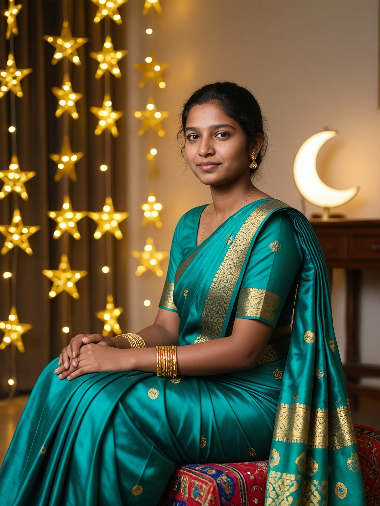 Moonlit Sari image