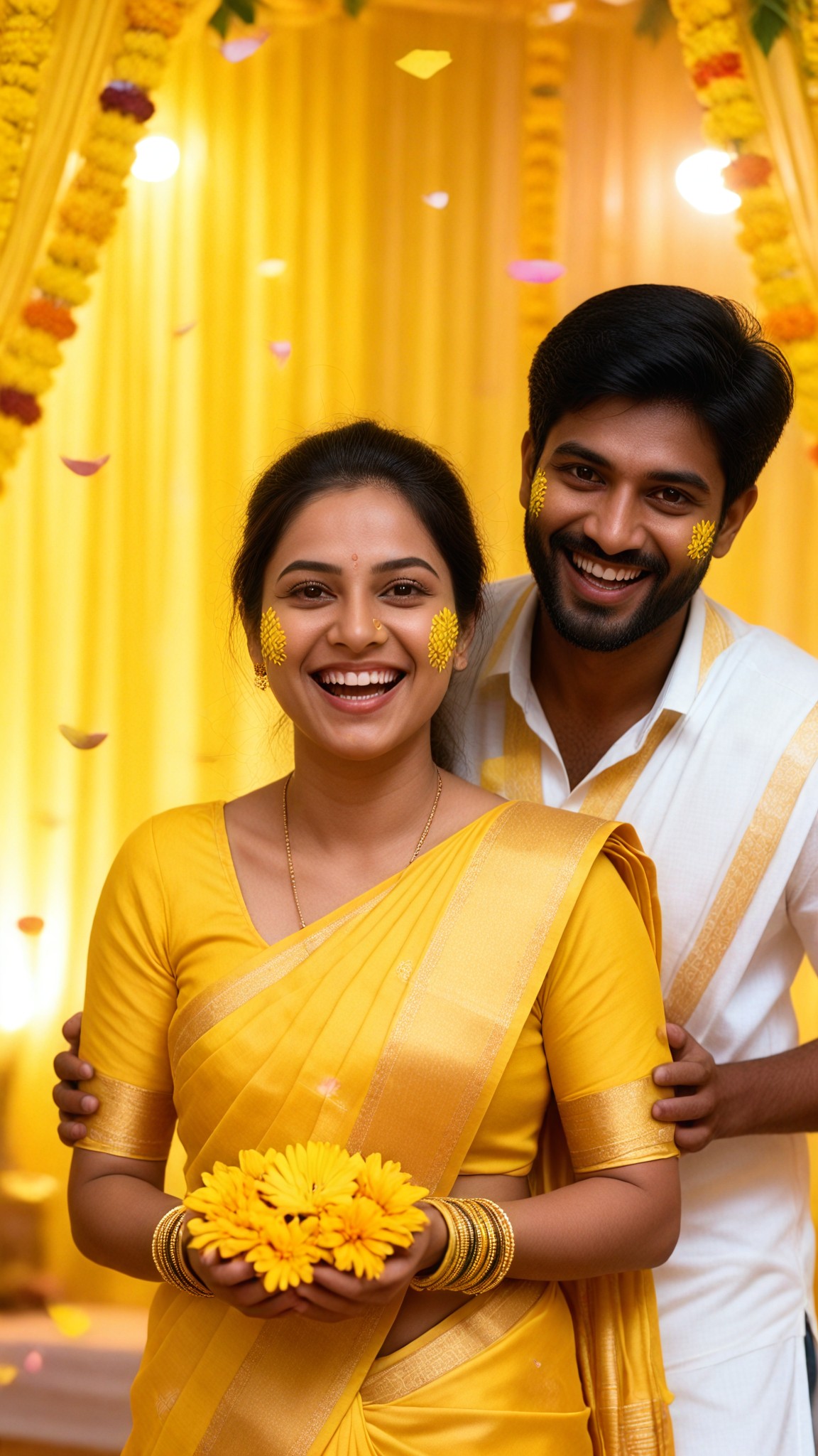 Haldi Glow Couple image