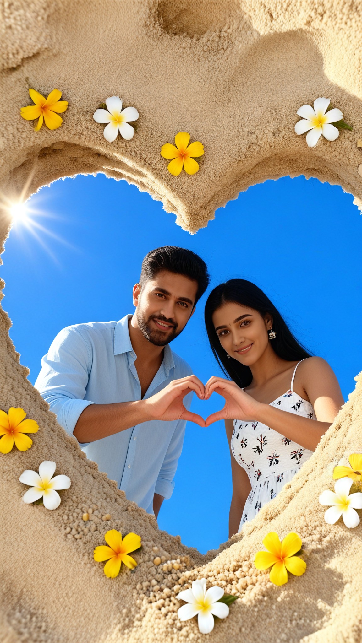 Flower Heart Beach image
