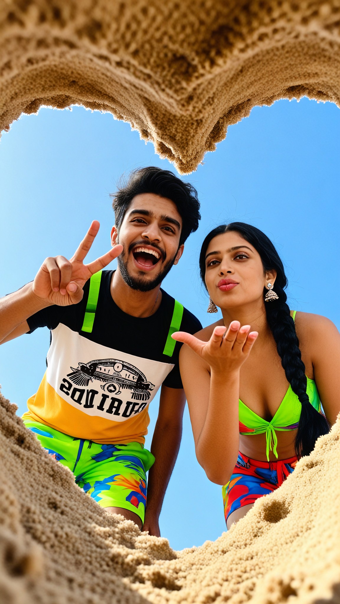 Playful Beach Love image