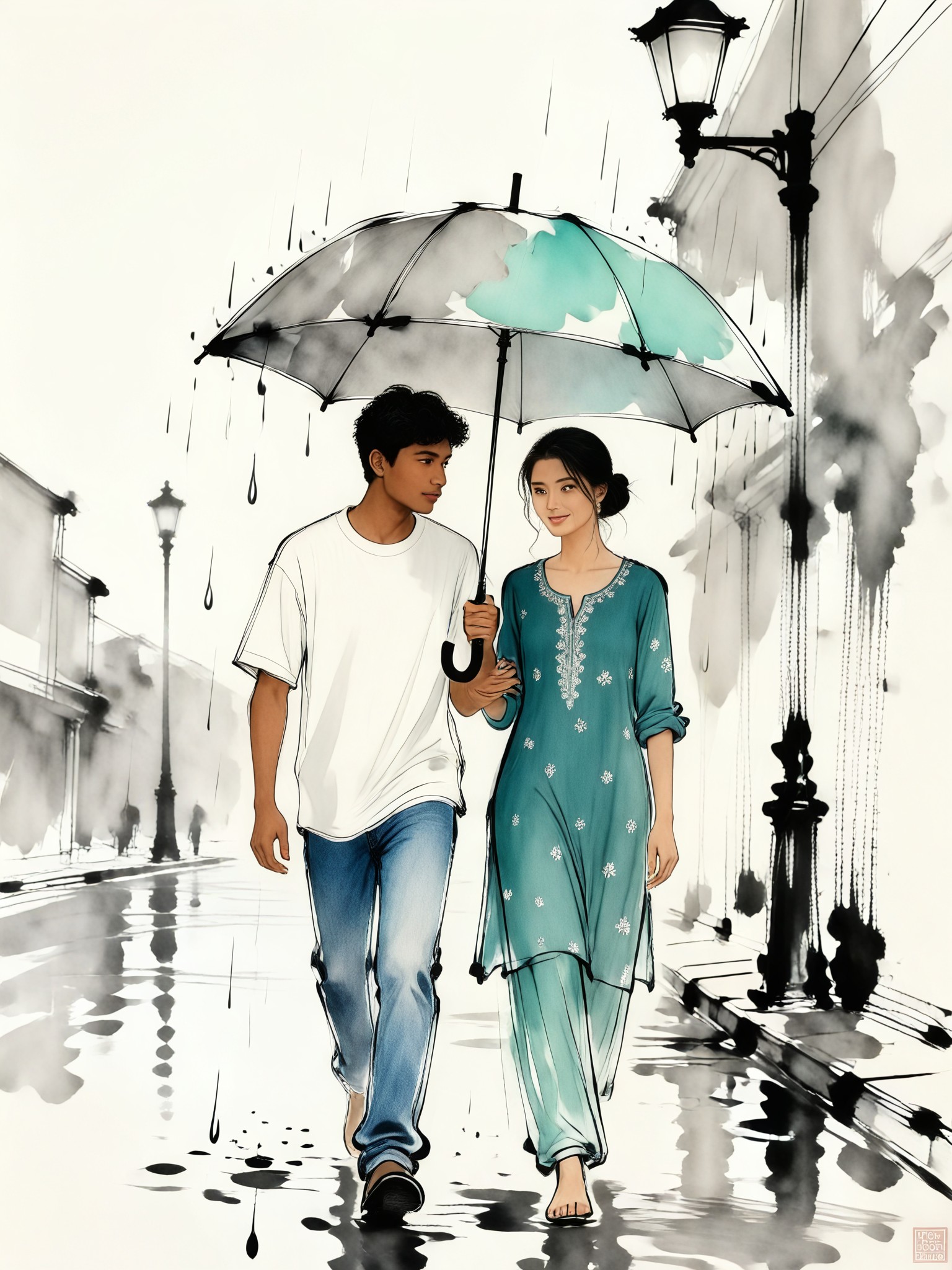 Umbrella Walk image