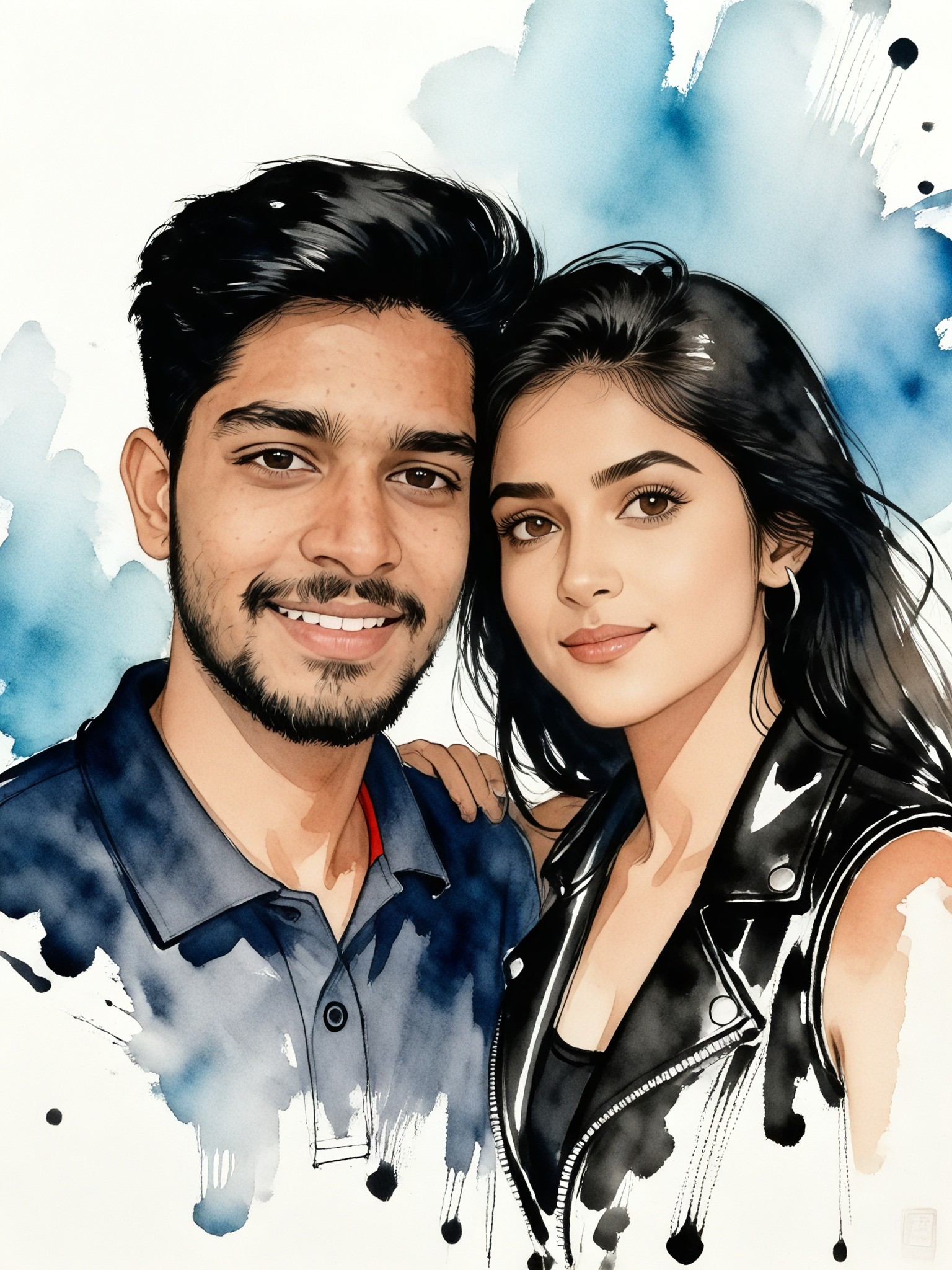 Couple Closeup image