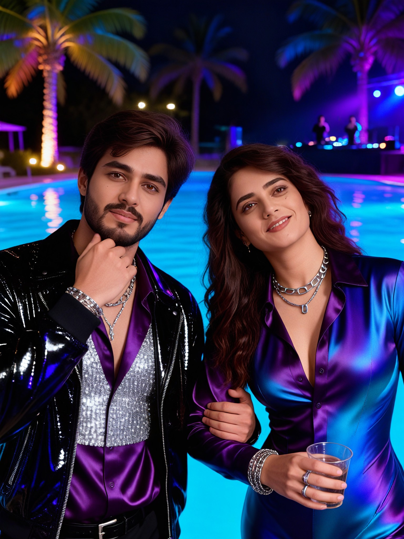 Neon Pool Lovers image