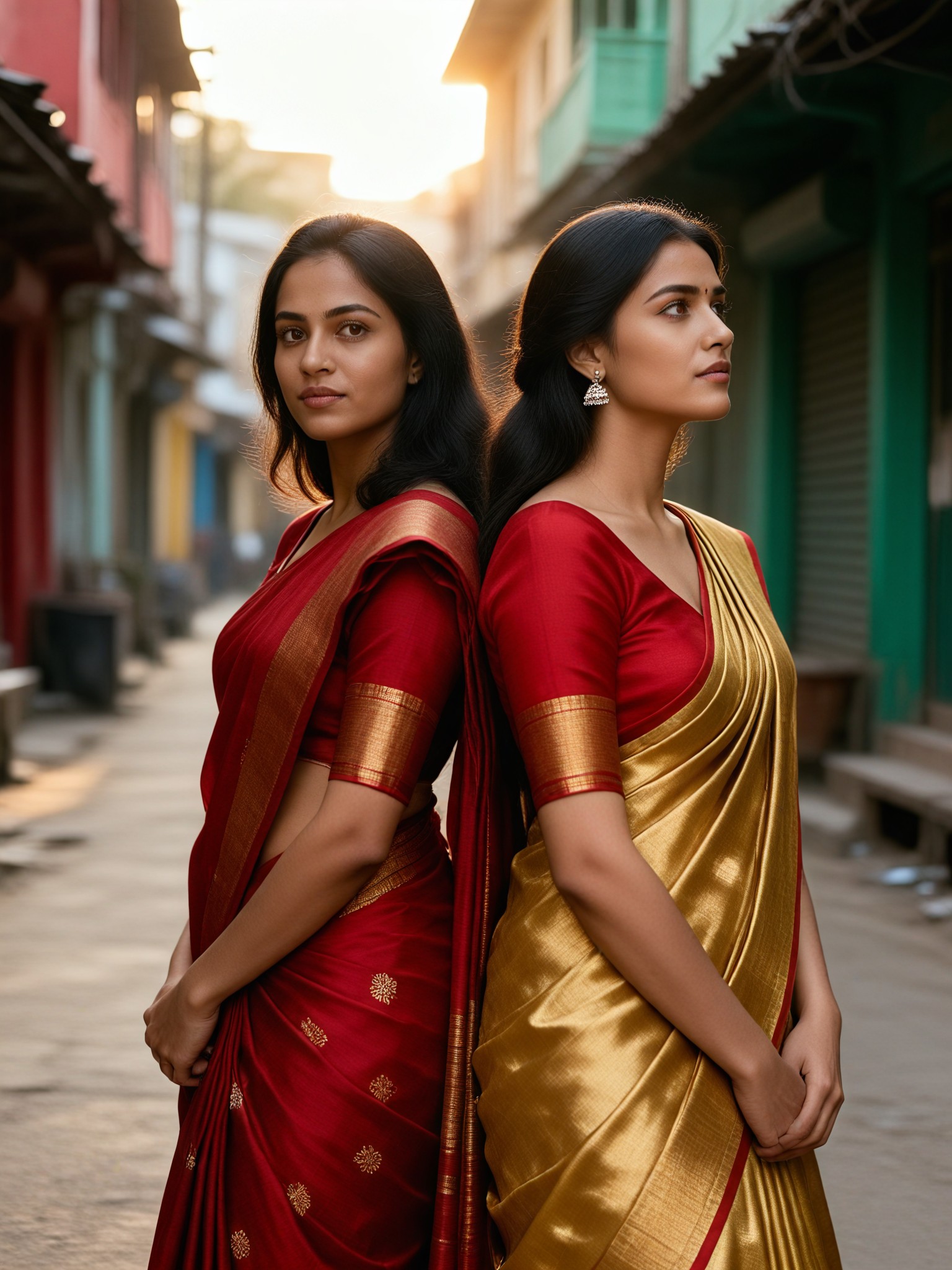 Sisters Retro Saree Cover image