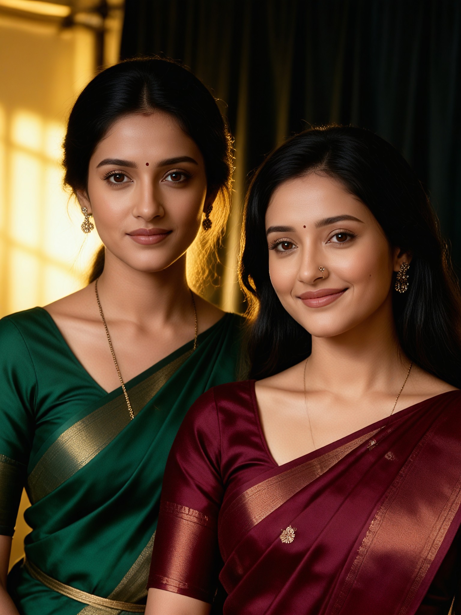 Sisters Retro Saree Cover image