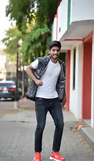 Handsome singing and dancing image