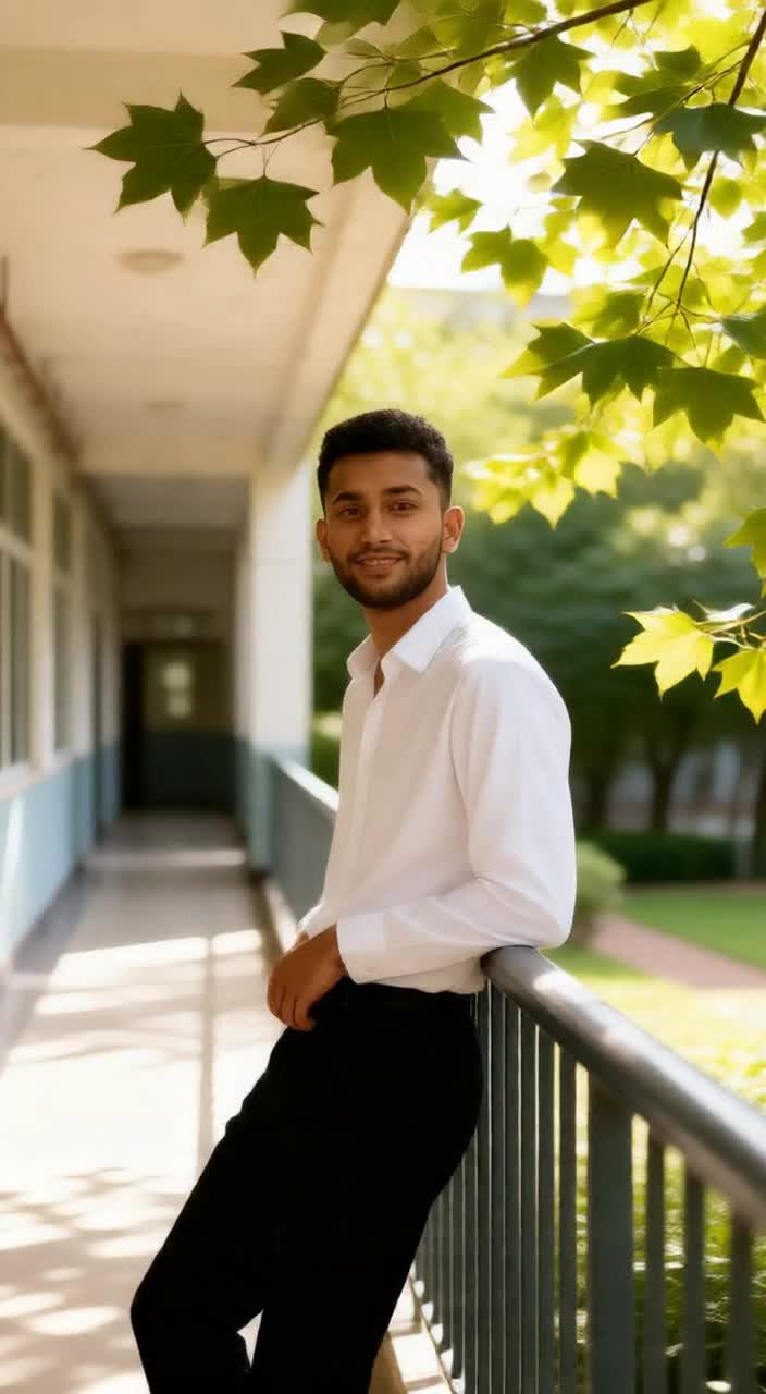 On campus with my AI girlfriend image
