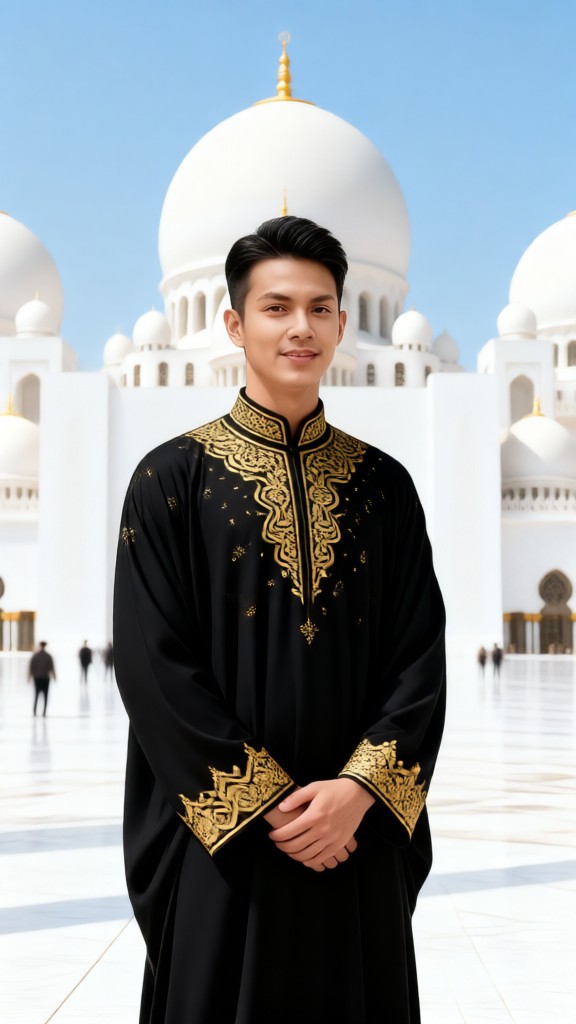 Scene of the Eid al Adha Mosque image
