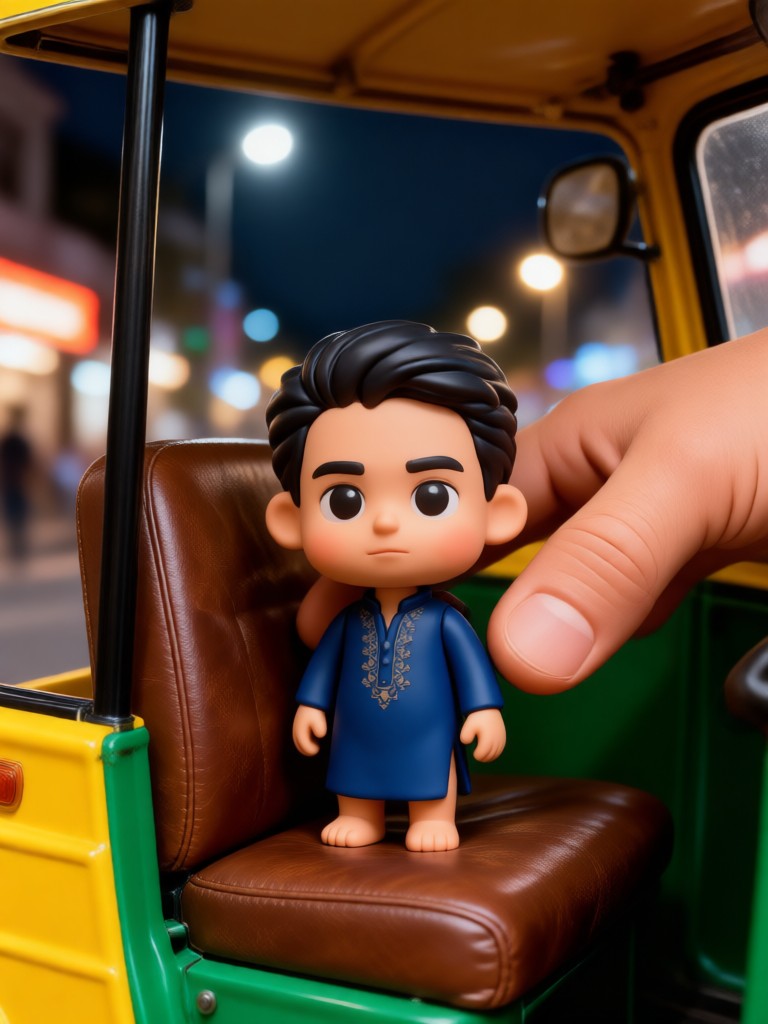 Rickshaw Back Pat Doll image