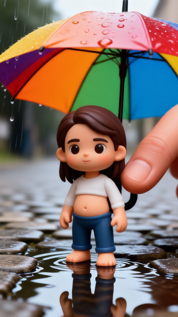 Umbrella Bounce Doll image
