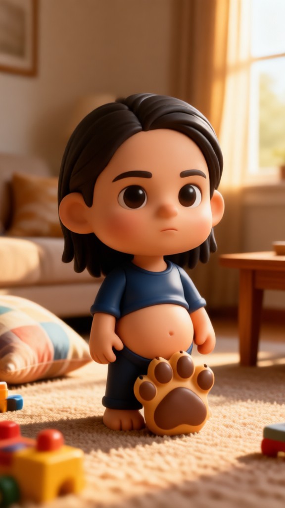 Puppy Paw Belly Doll image