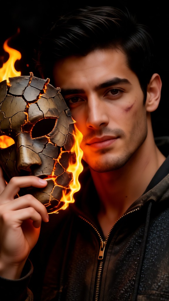 The me under the mask image