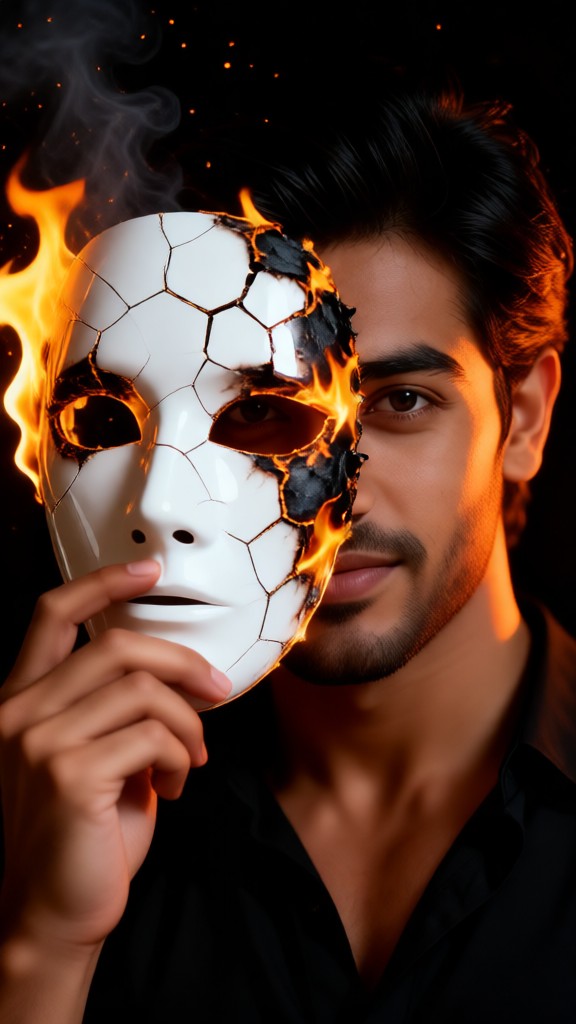 The me under the mask image