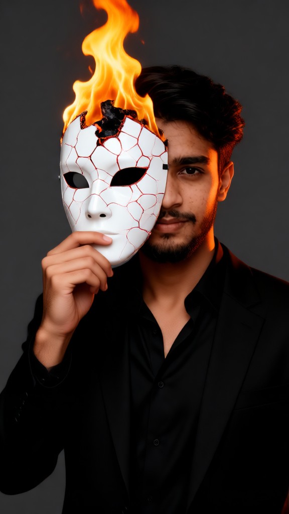 The me under the mask image