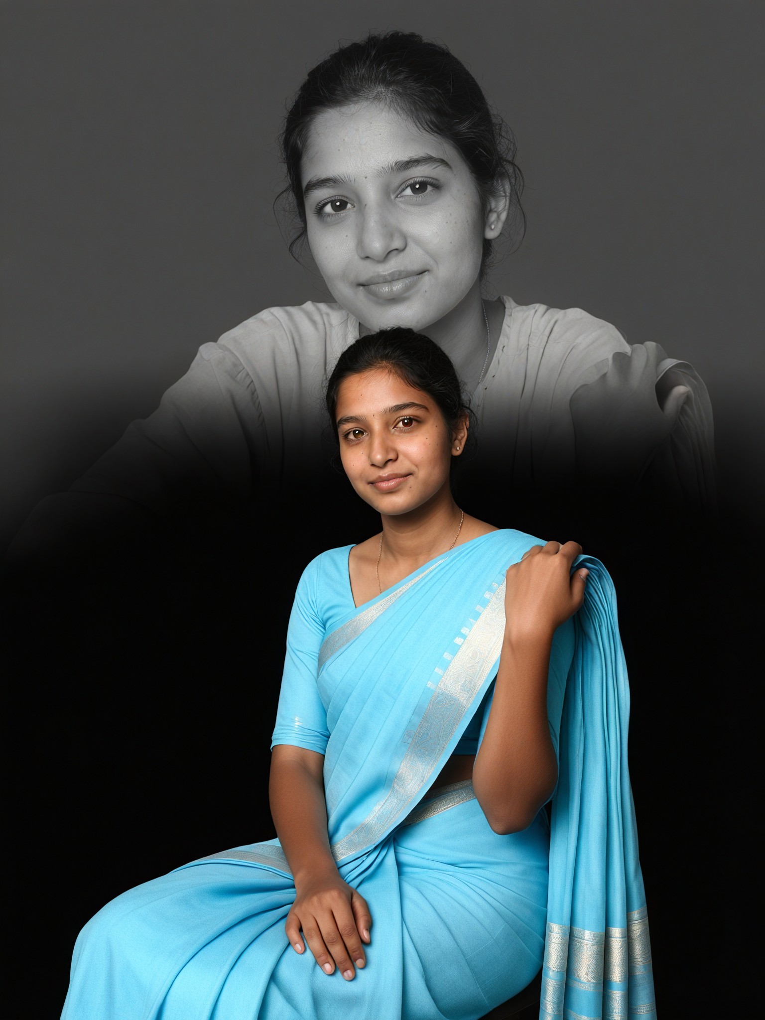 Ice Blue Portrait image