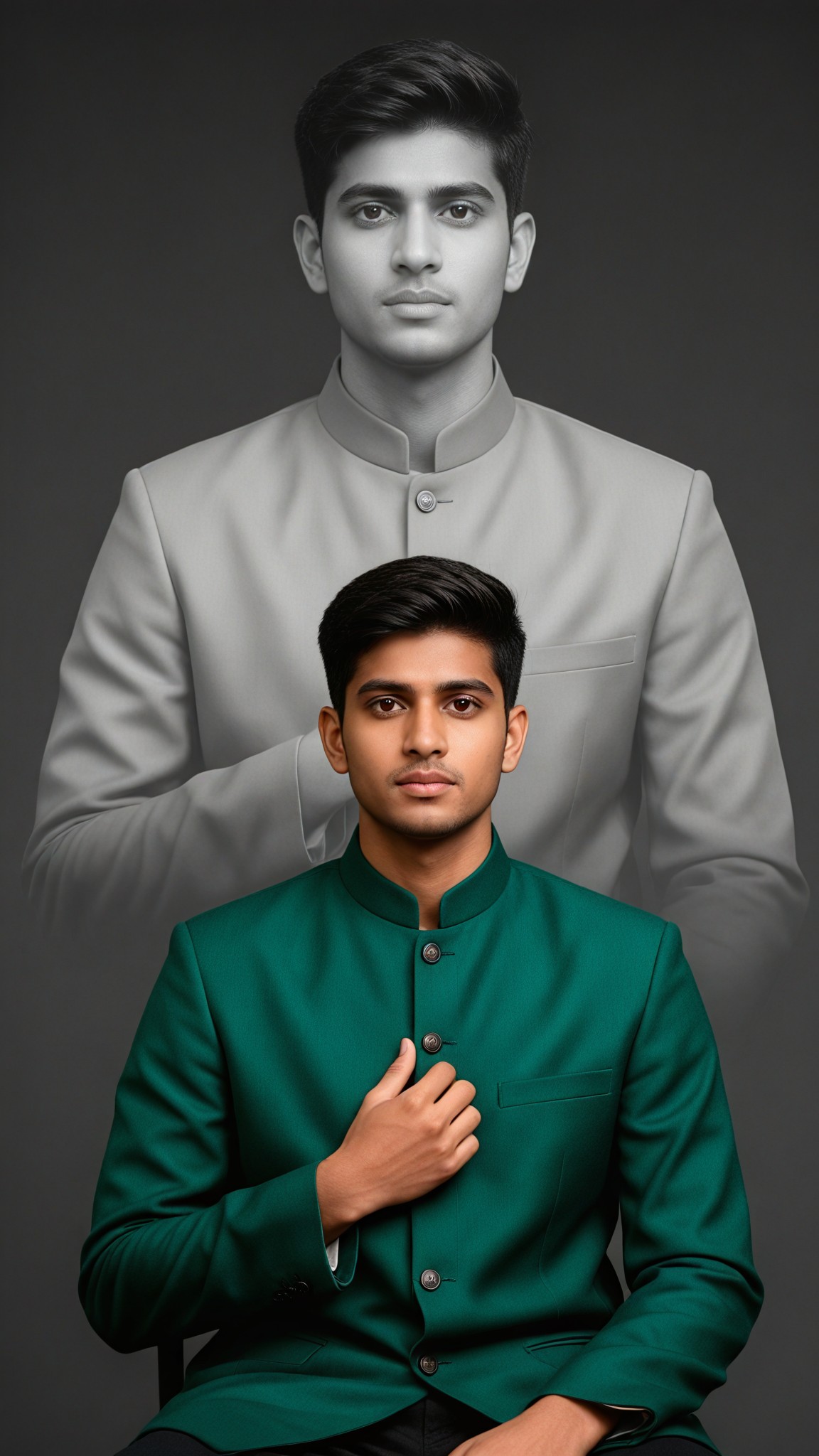 Emerald Nehru Portrait image
