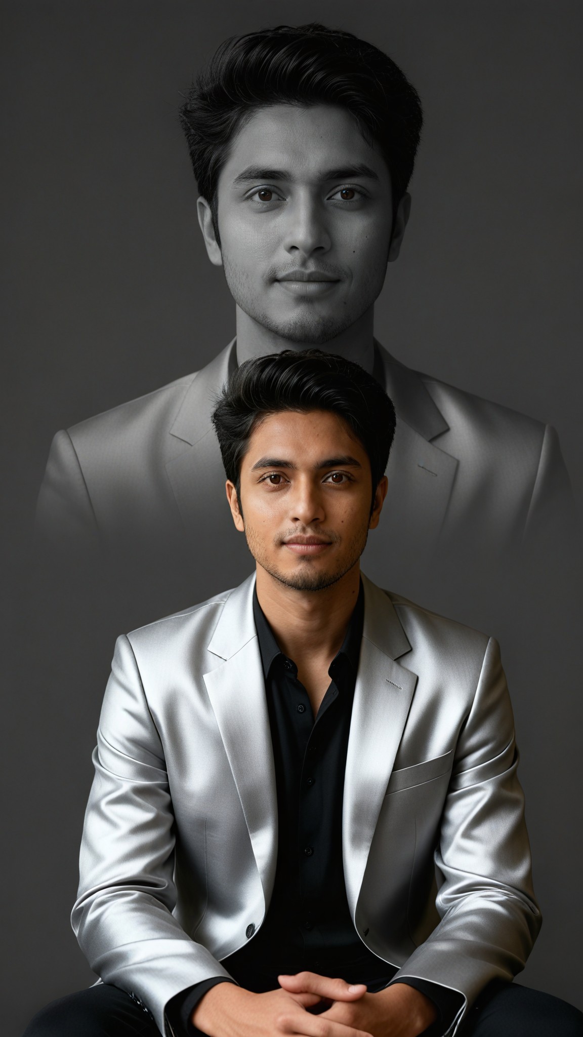 Silver Grey Hero Portrait image