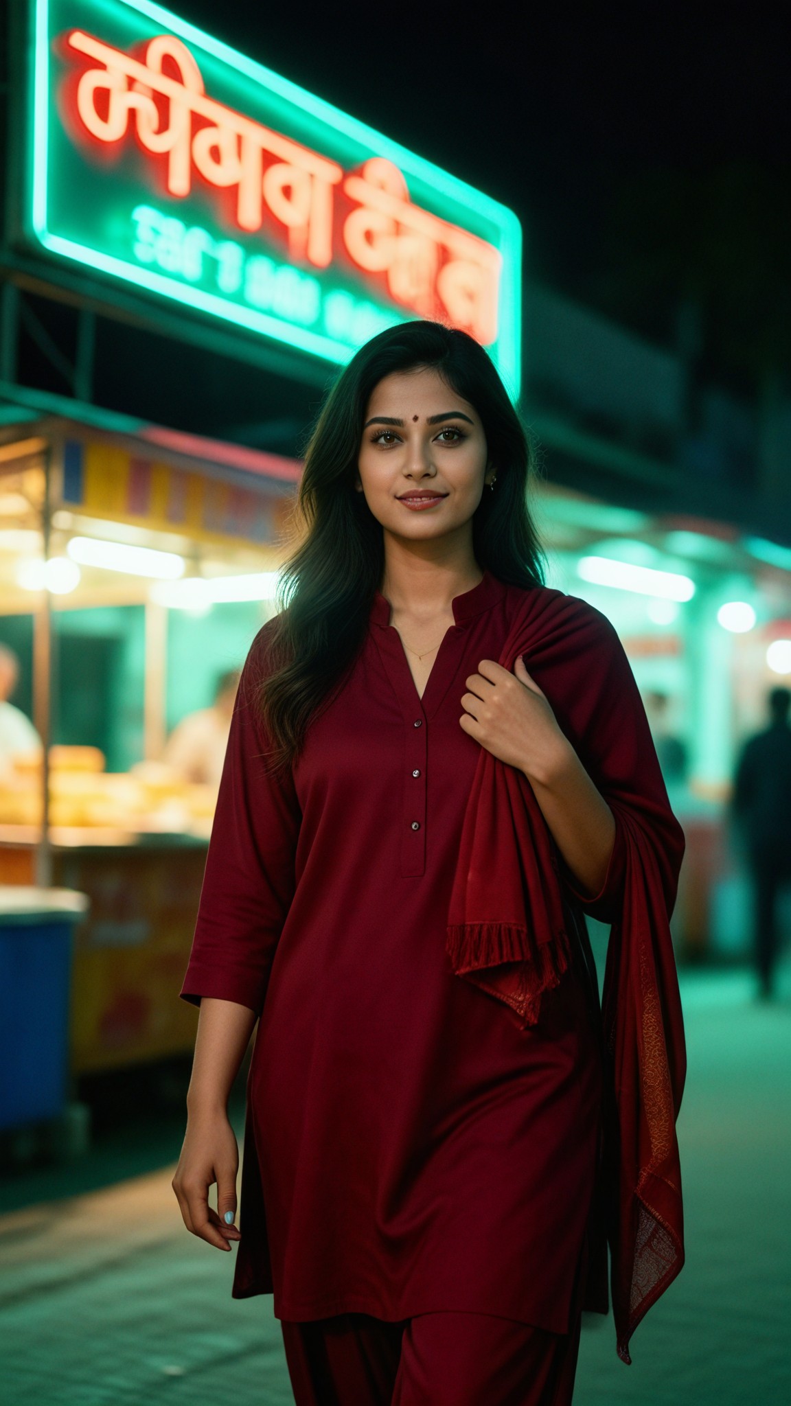 Neon Market Flash Girl image