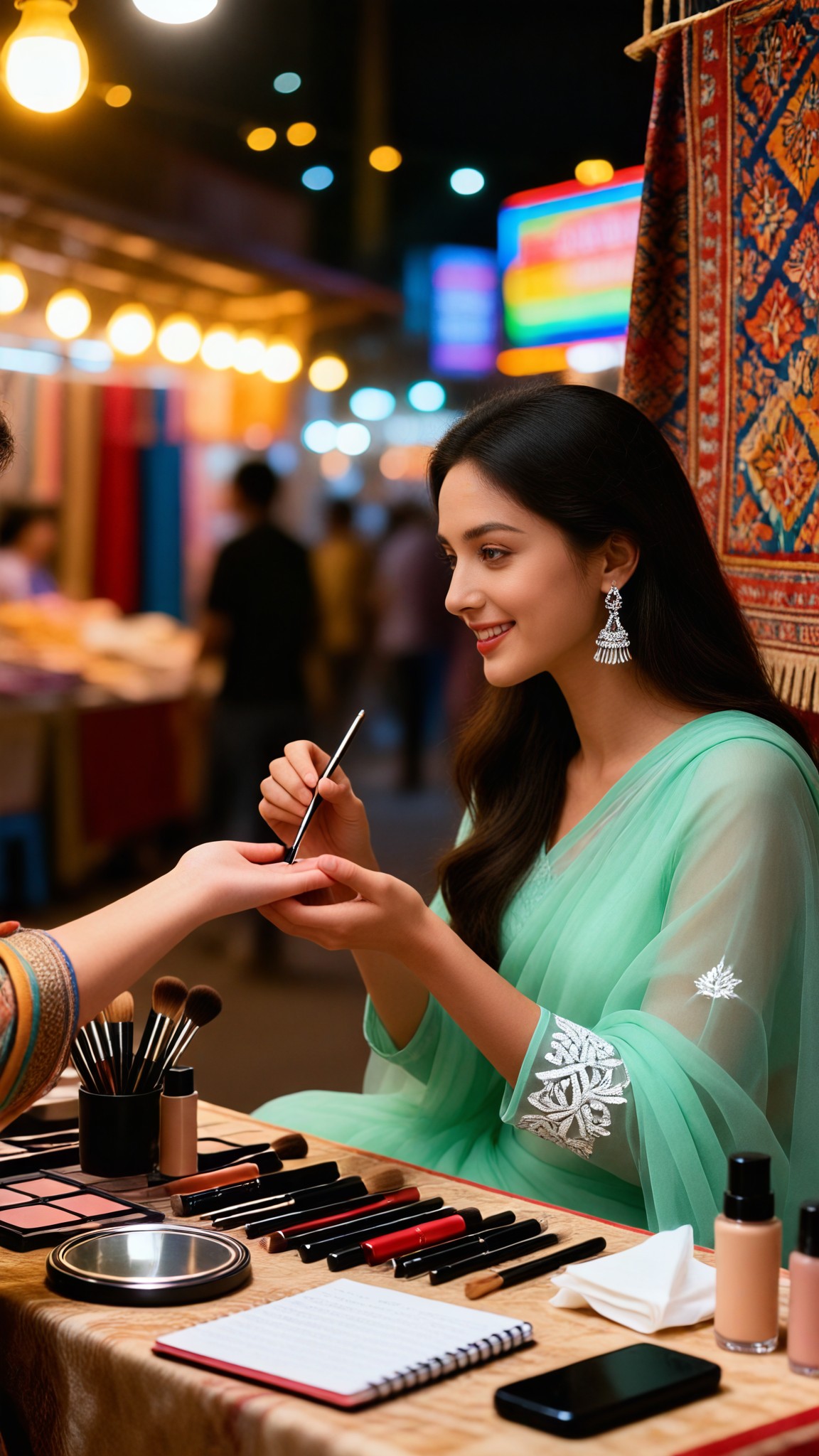 Cosmetic stalls at the market - p3 image