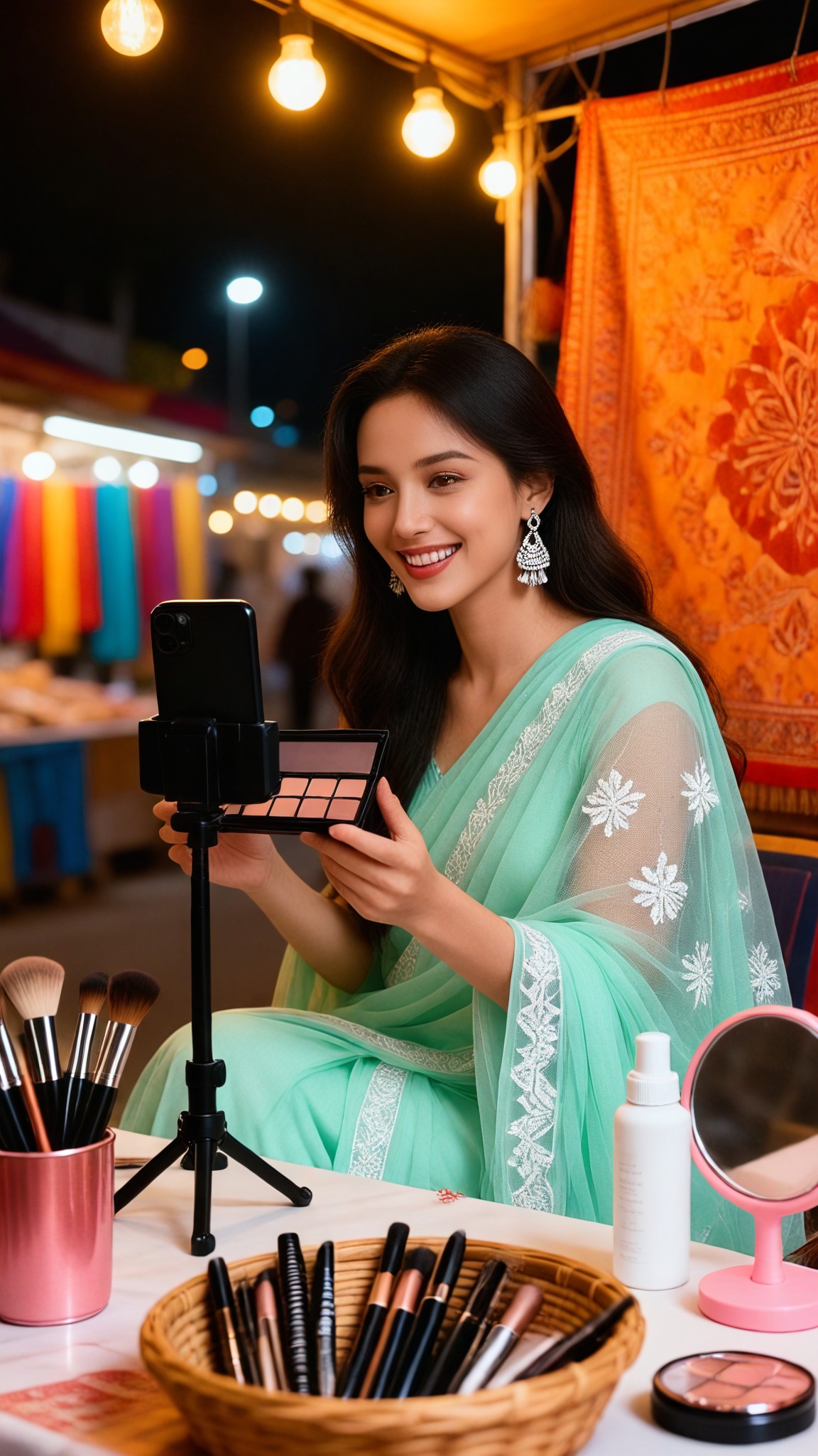 Cosmetic stalls at the market - p4 image