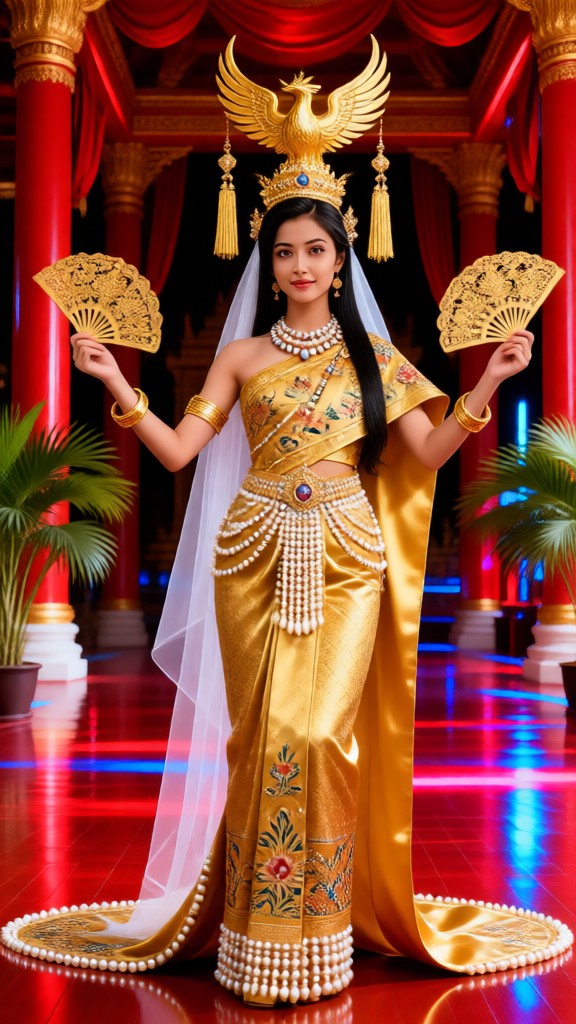 Traditional Thai Royal Family image