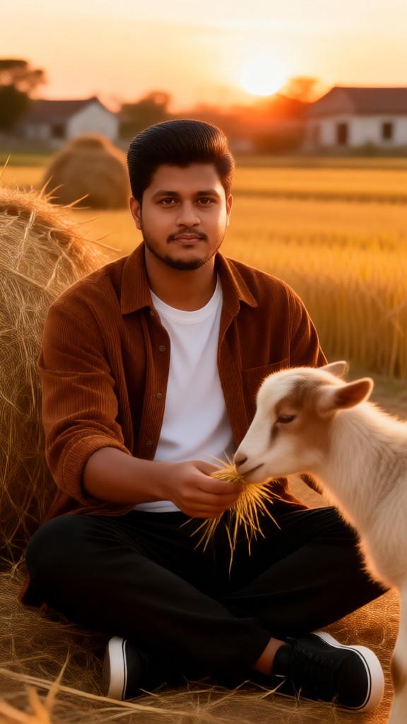 Golden Hour in the Countryside-p image