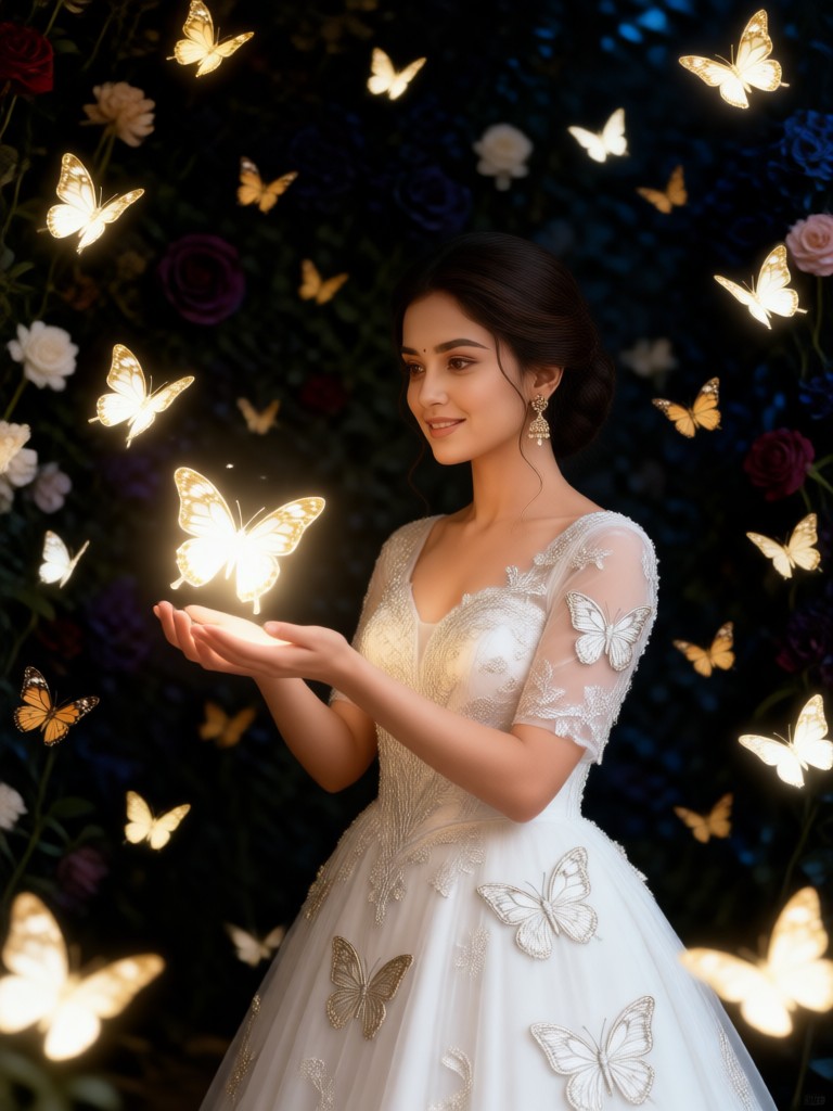 Bridal Butterfly Glow Look image