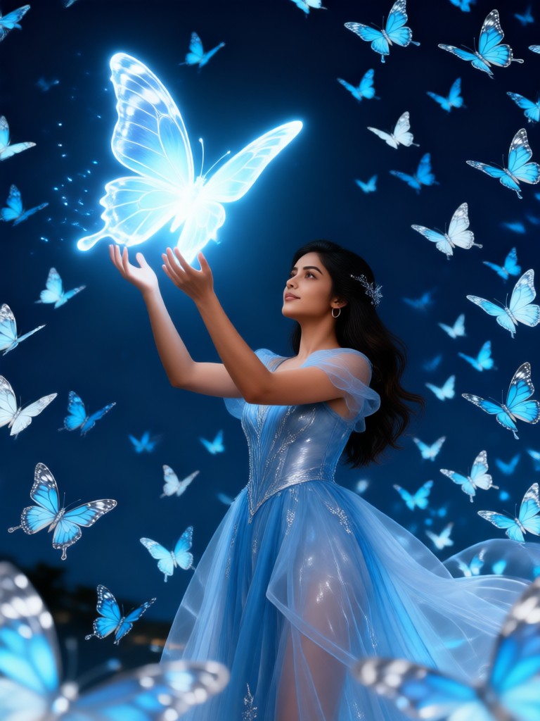 Blue Butterfly Princess Studio image
