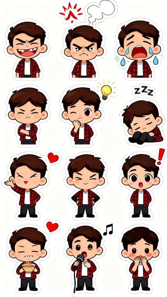 Cartoon emoticons image