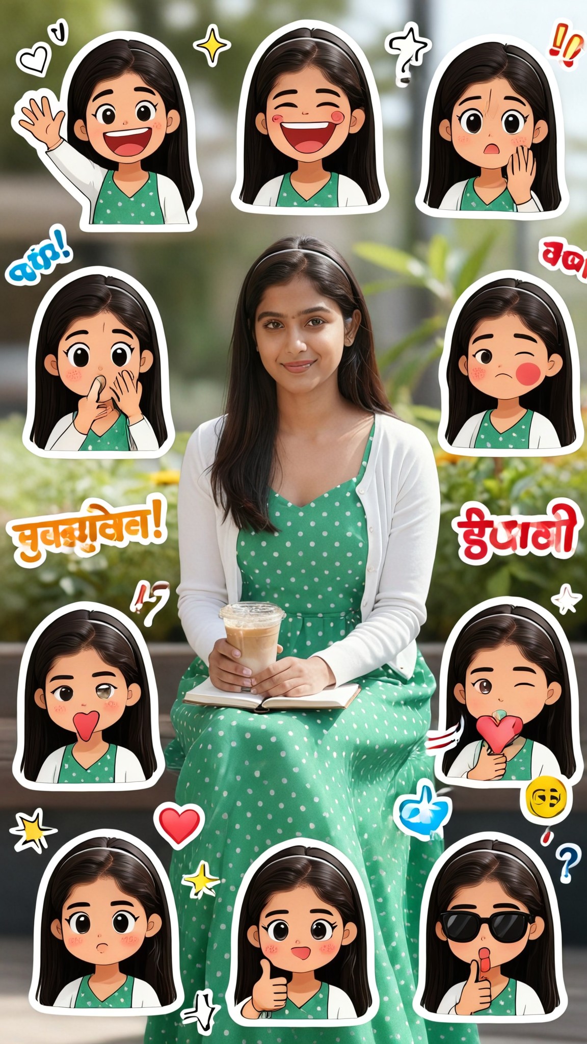 Chibi Stickers and Portrait Set image
