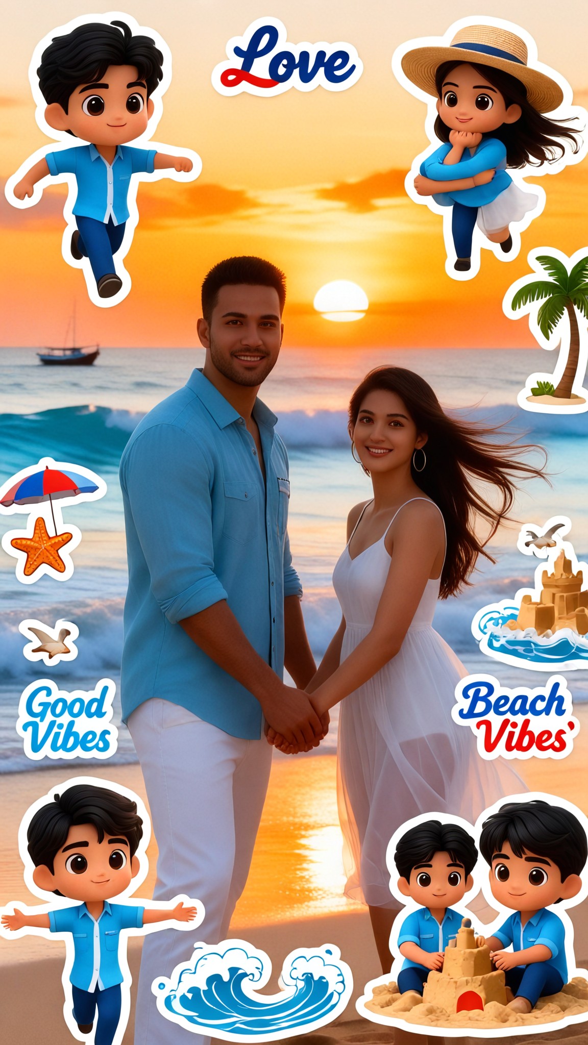 Q-version couple stickers-p1 image