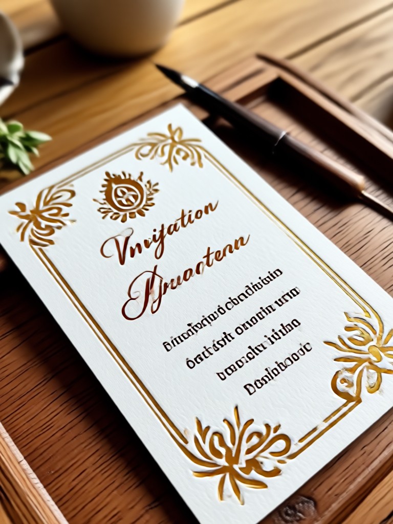 Beach destination wedding invitation card design
