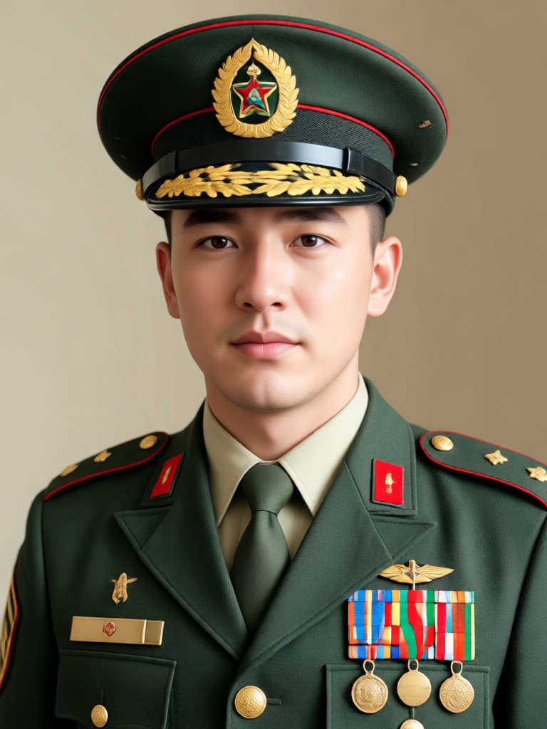 Before and after marine corps uniform