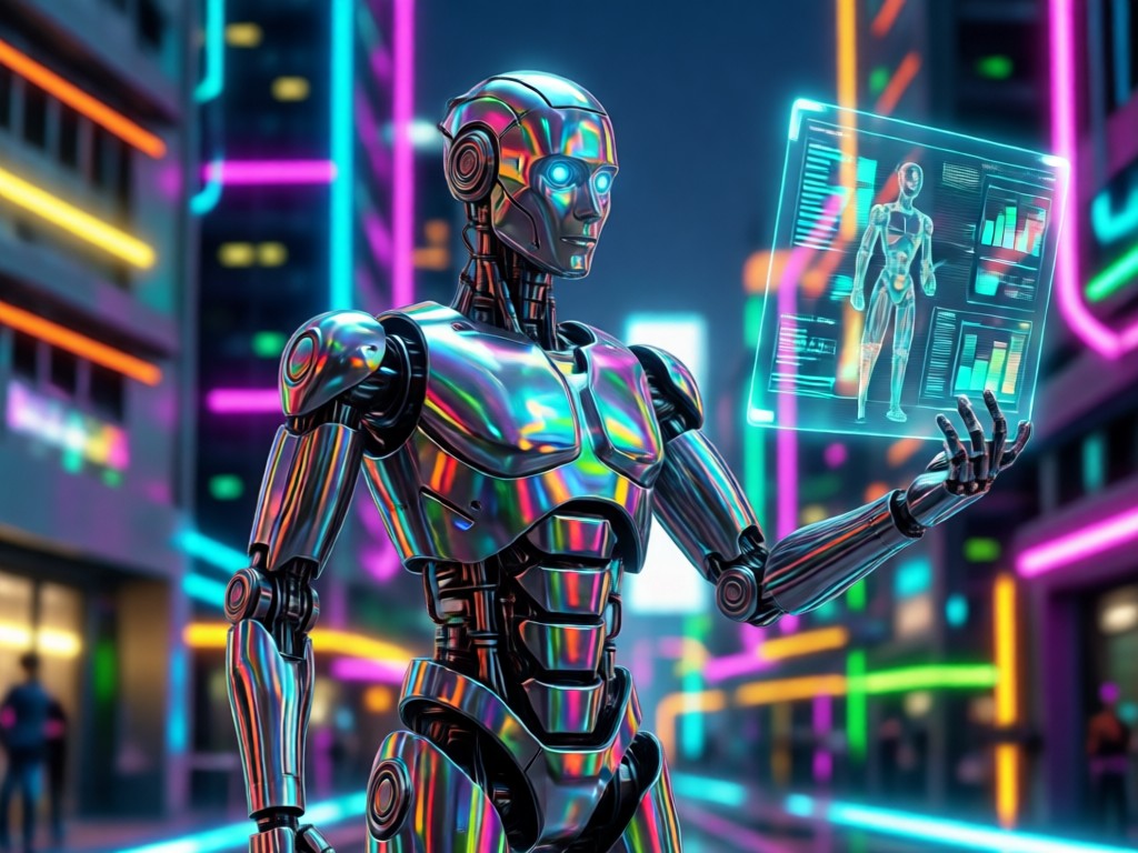 AI metallic and neon styling options
