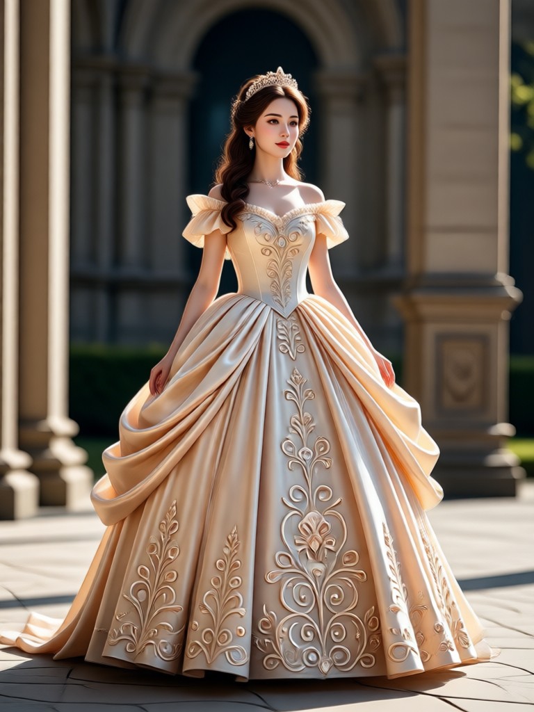 Disney Princess Style Dress Change Video