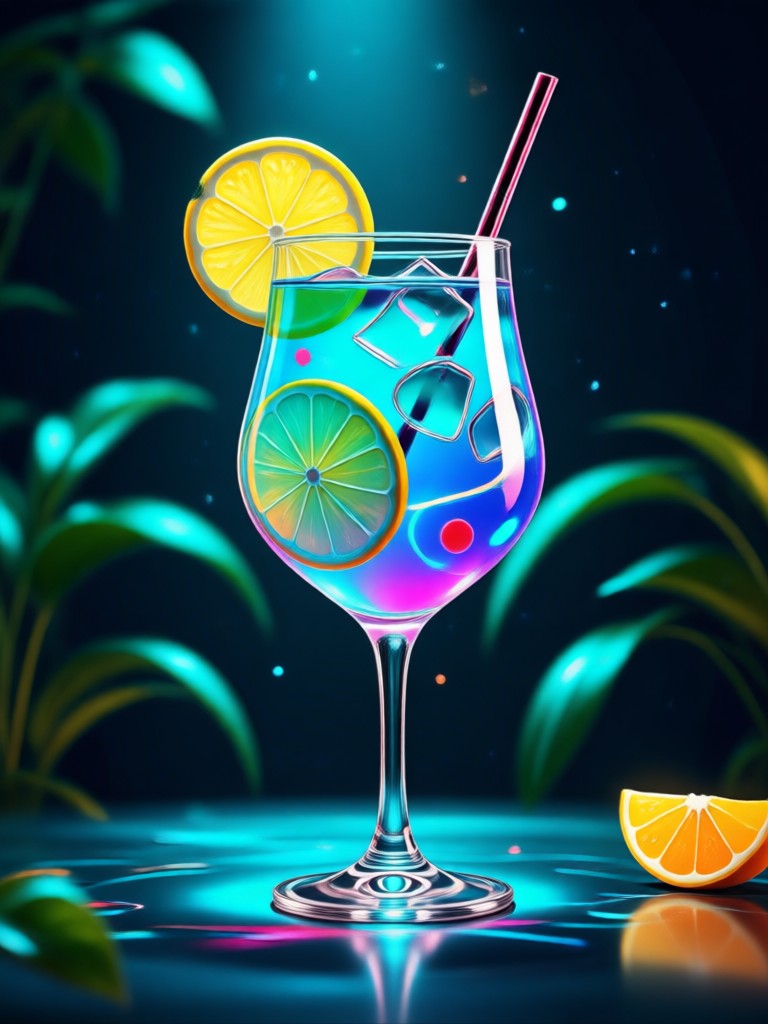 Citrus Sunburst Splash - tropical tequila cocktail name