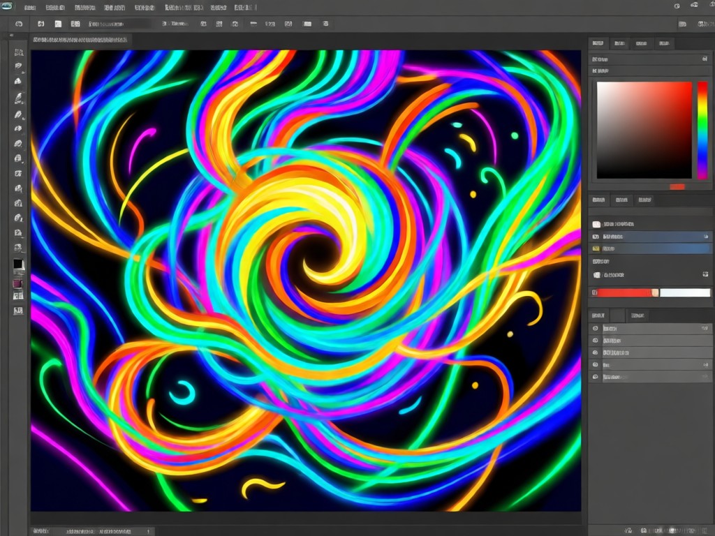 Text to image AI art generation process