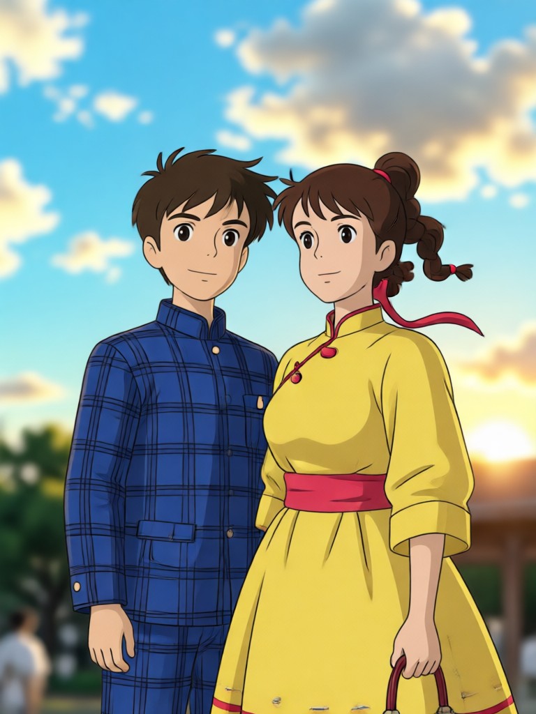 Ghibli-Paarfoto App Vorführung