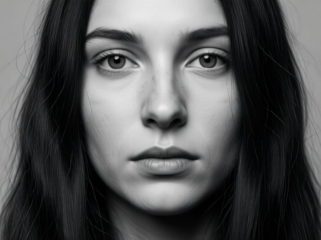 Gallery of different artistic black and white portrait styles