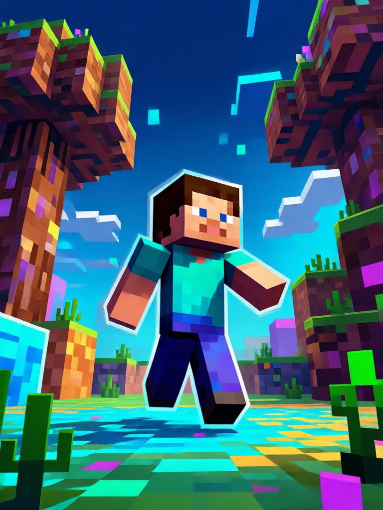 Minecraft-Redstone-Konstruktionsvideo, erstellt mit KI