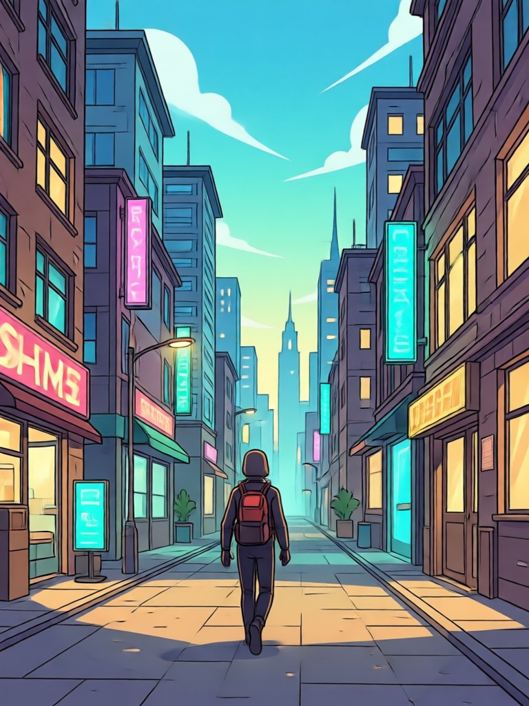 Viñeta de cómic estilo mecha o ciencia ficción