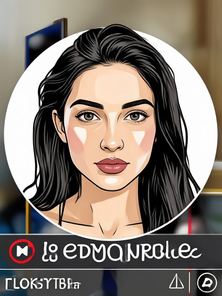 Icono de YouTube de arte pop vibrante