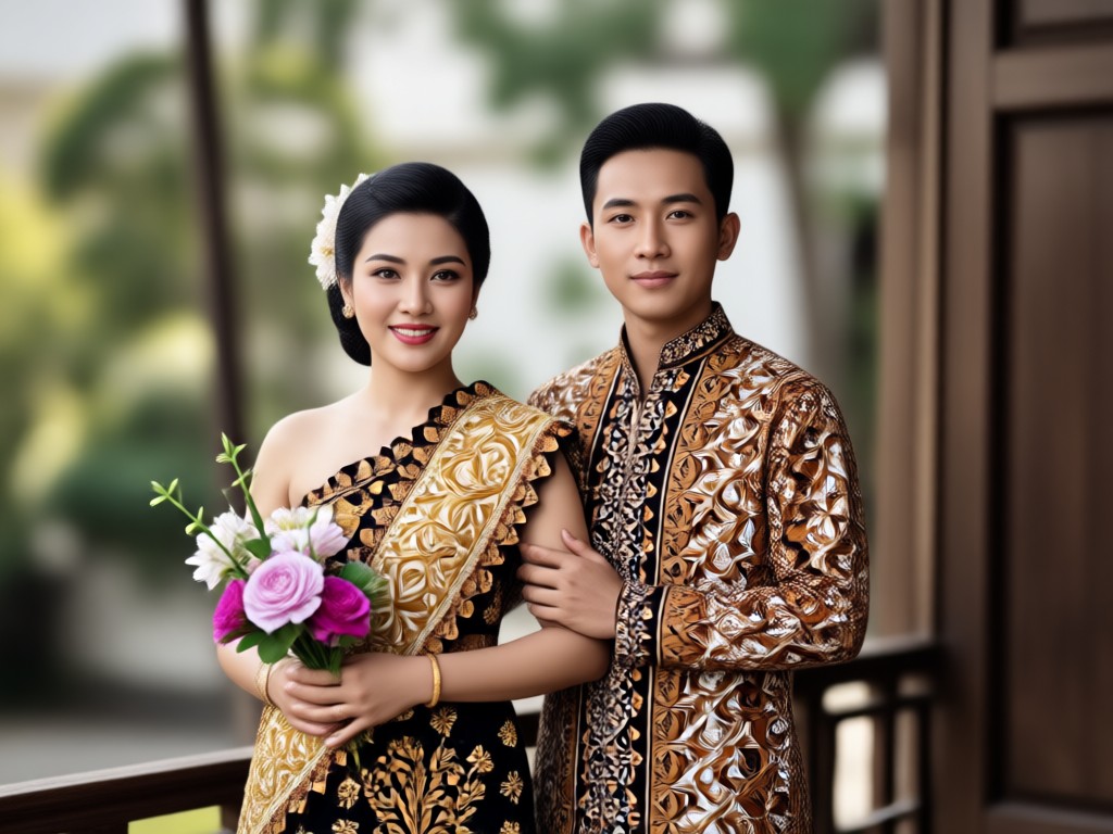 Authentic Batik patterns showcase