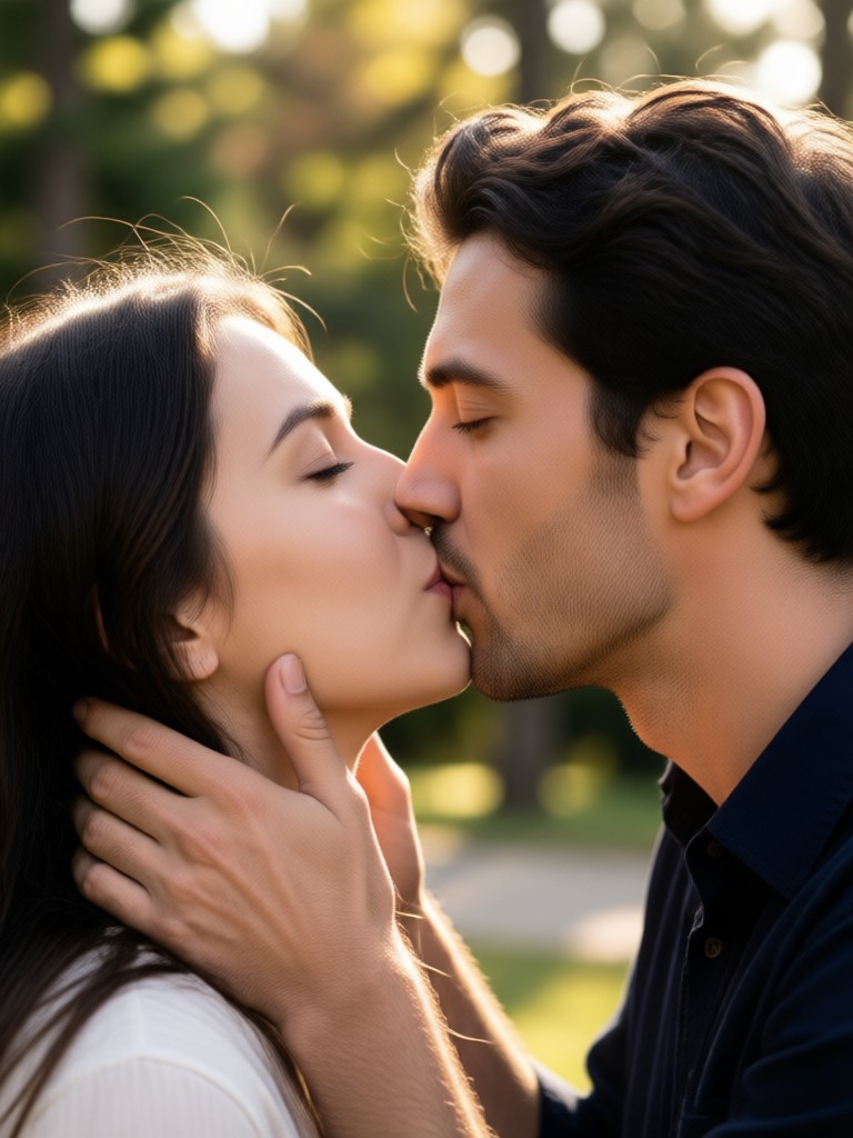 Funpack app showcase for AI multi person kiss