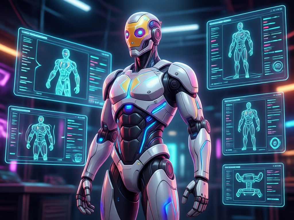 Social media mockup showing an AI action figure post getting likes