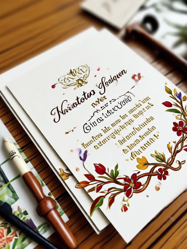 Formal dinner invitation card design