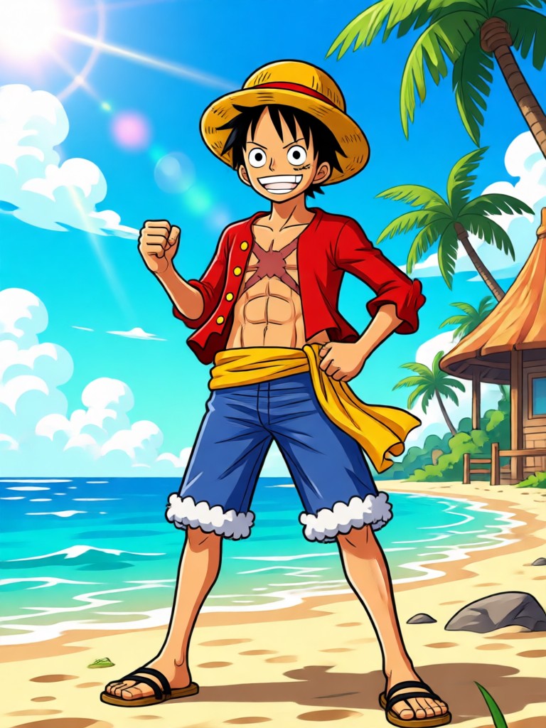 若い海賊見習いキャラクターデザイン