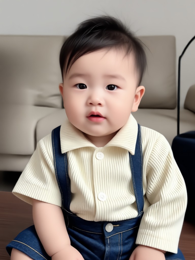 Contoh meme AI bayi laki-laki viral