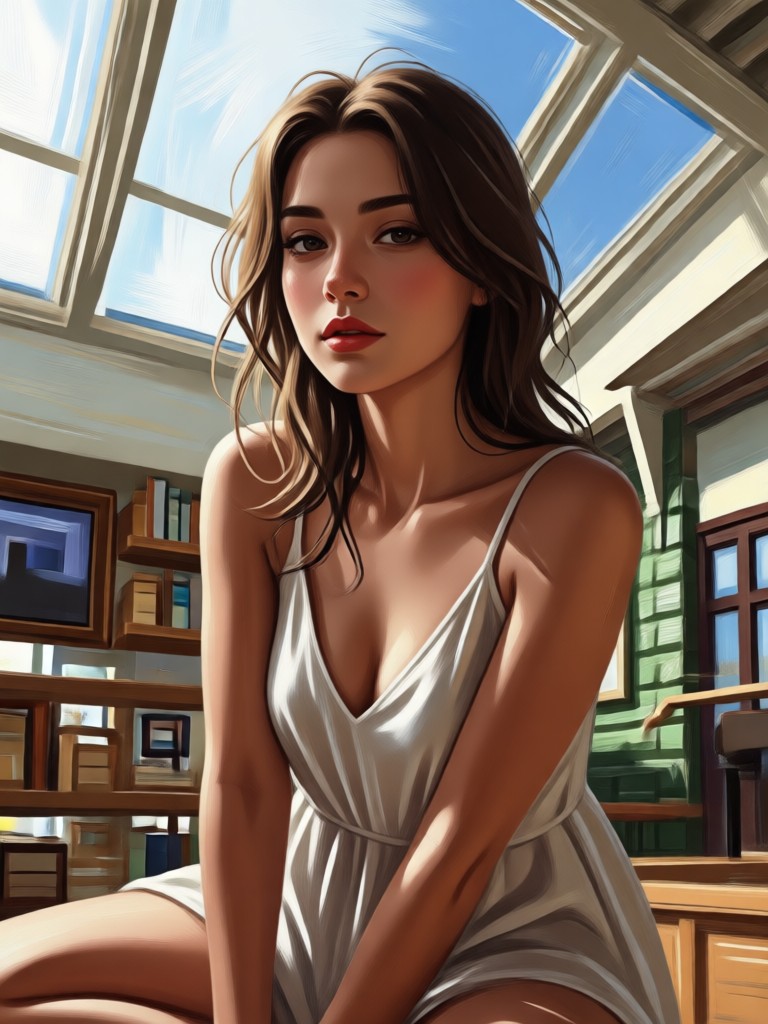Ejemplo del generador de chicas sexy