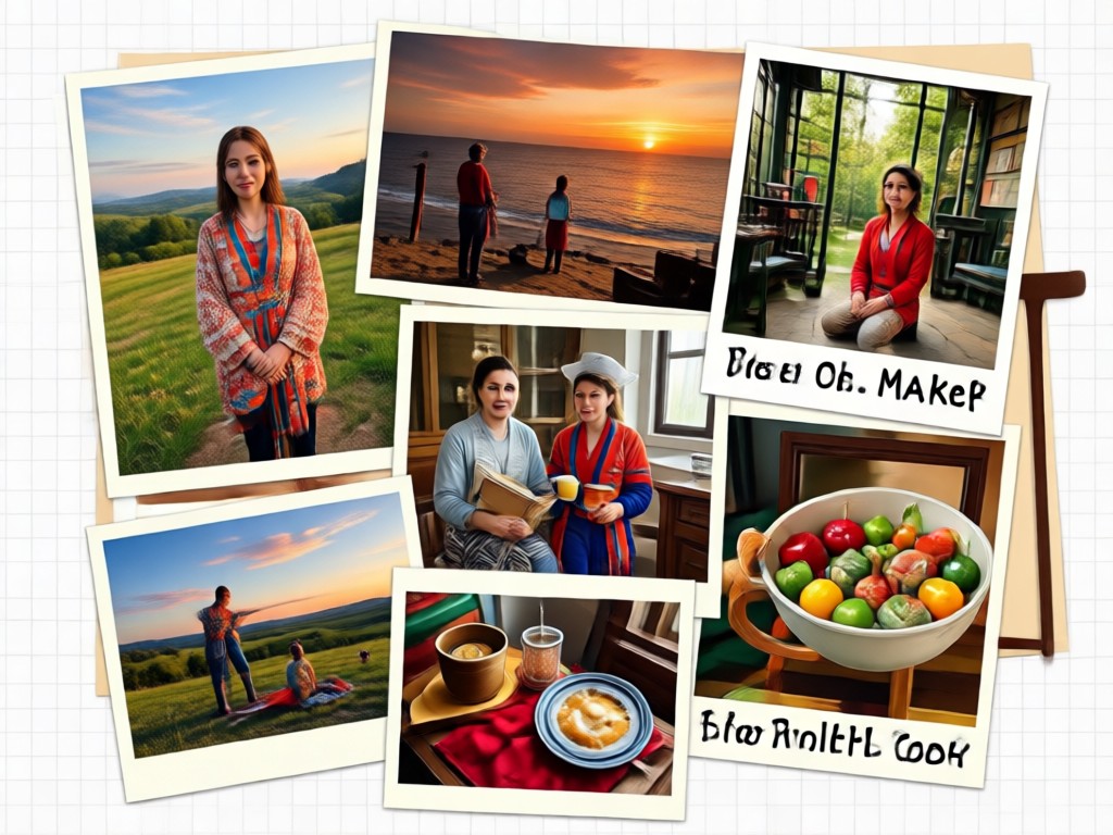 AI suggesting collage layouts